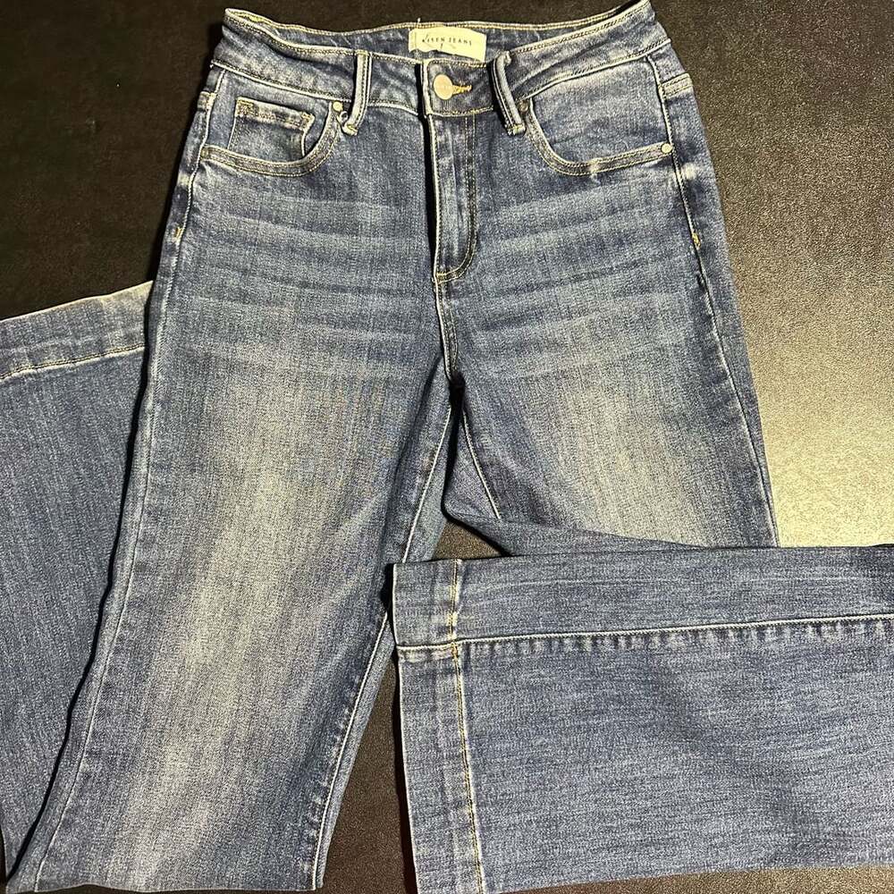Risen RDP5622 Jeans  Blue Denim High Rise medium wash jeans